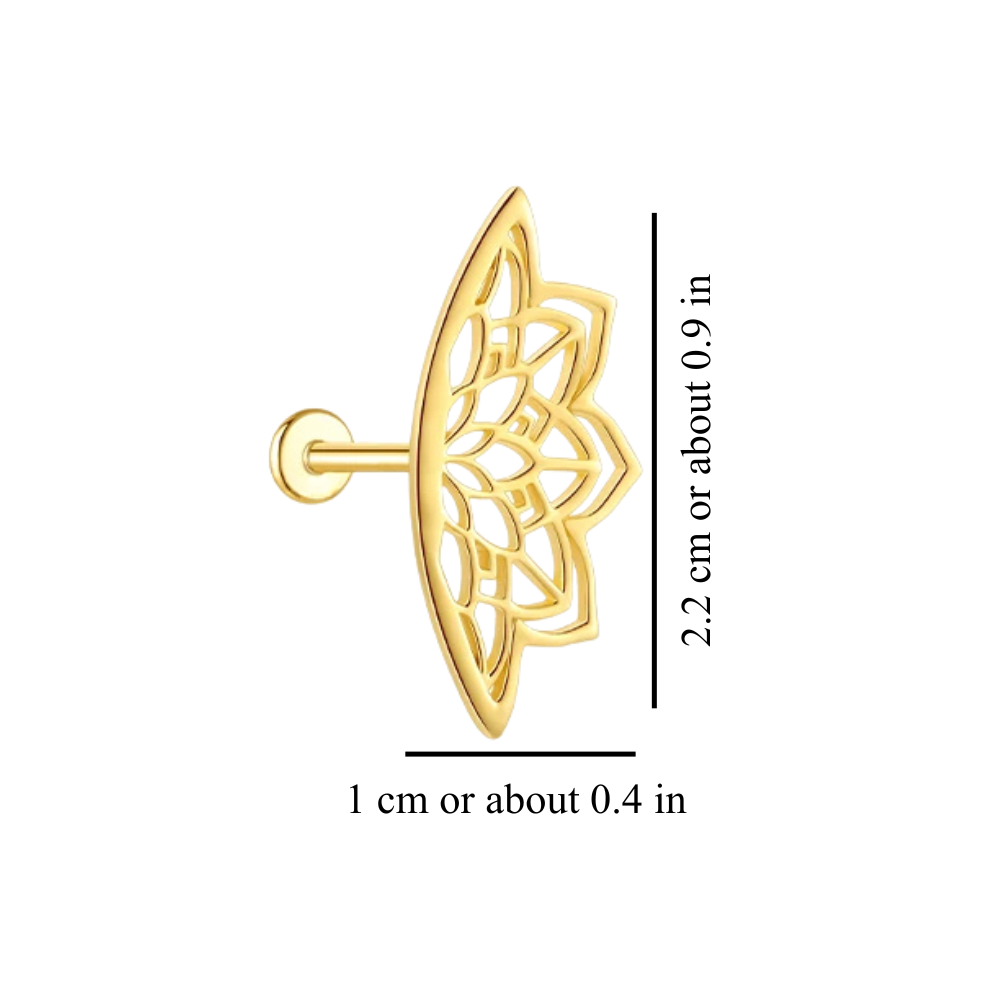 MANDALA HELIX EARRING