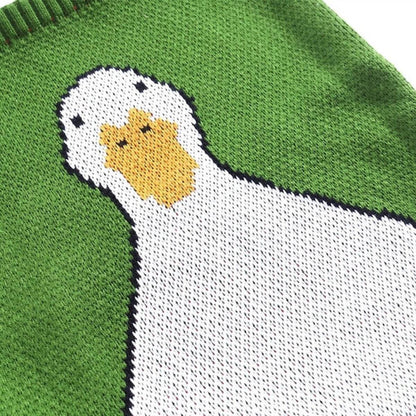 CUTE KNIT ANIMAL TOTE BAG