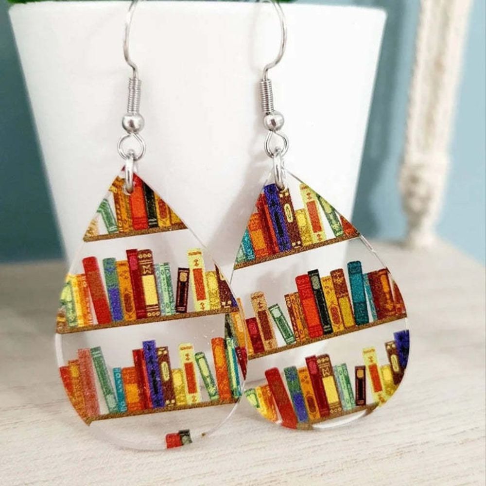 BOOK LOVER EARRINGS (PAIR)