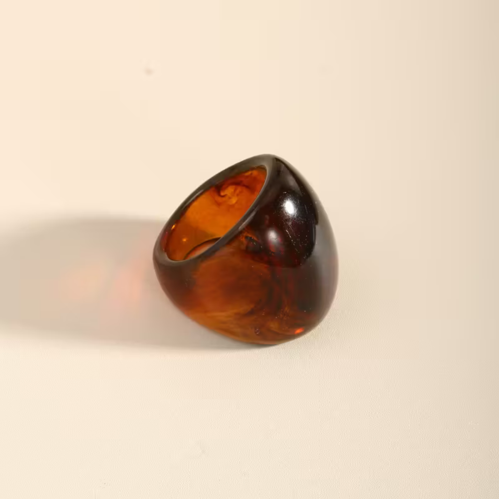 TAGUA NUT COCKTAIL RING