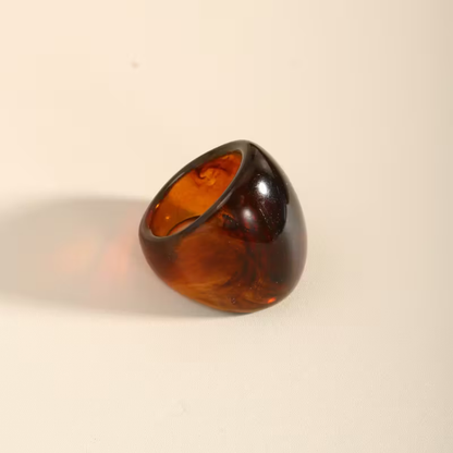 TAGUA NUT COCKTAIL RING