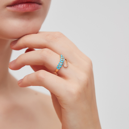 SPRING TURQUOISE RING (ADJUSTABLE)
