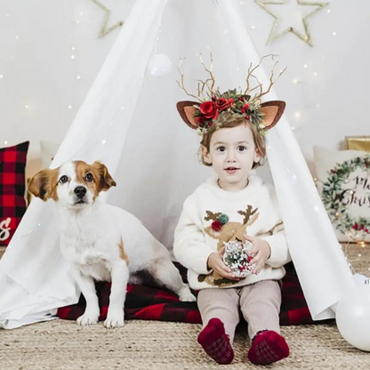 CHRISTMAS REINDEER HEADBAND