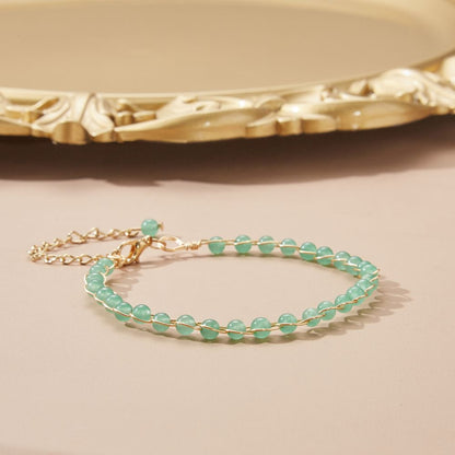 GEMSTONE BRAIDED BRACELETS (ADJUSTABLE)